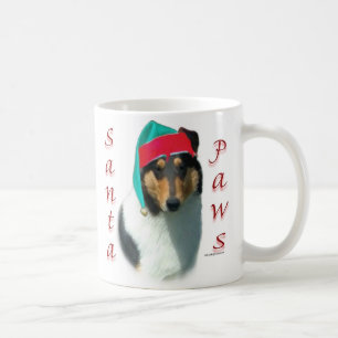 Collie (glatt) Santa Paws Kaffeetasse