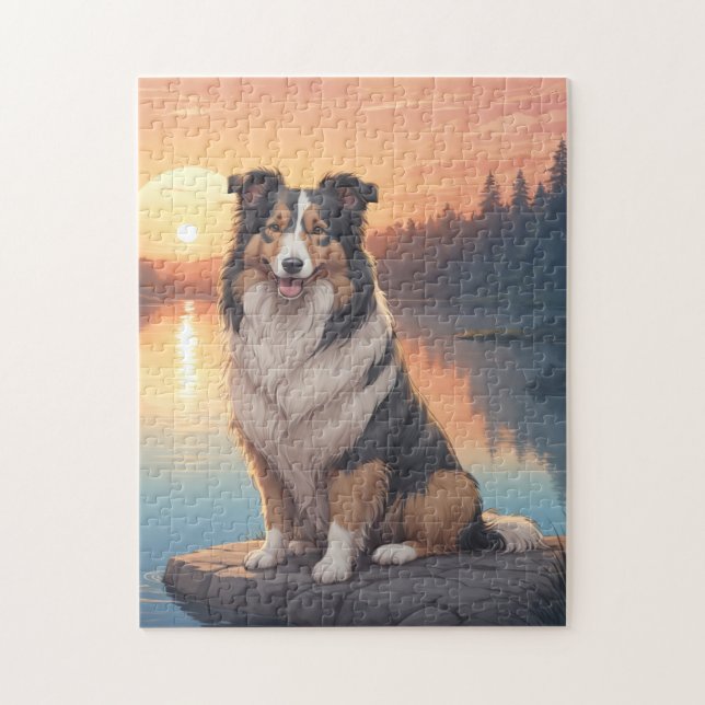 Collie-Hund (Vertikal)
