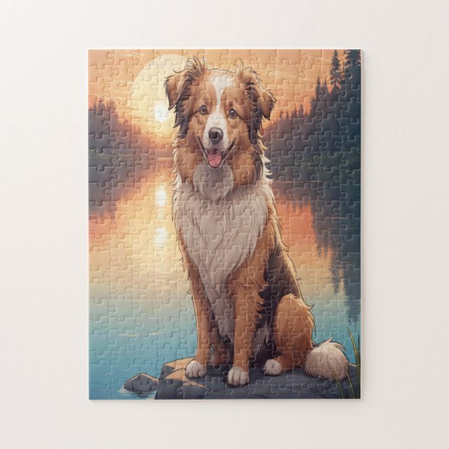 Collie-Hund (Vertikal)
