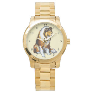 Collie Hund Armbanduhr