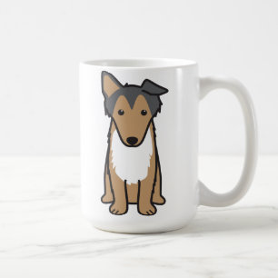 Collie-HundeCartoon Kaffeetasse