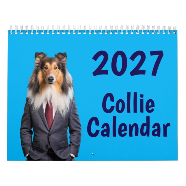 Collie-Hundekalender 2027 Kalender (Titelbild)