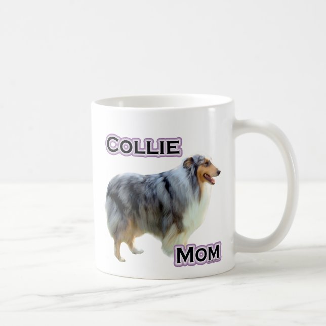Collie Mama 4 Kaffeetasse (Rechts)