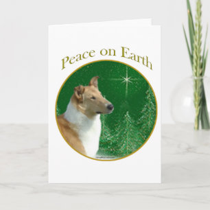 Collie Peace Feiertagskarte