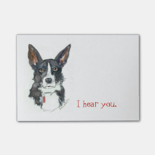 Collie-Post-Itanmerkungen/YourDogPortrait.com Post-it Klebezettel
