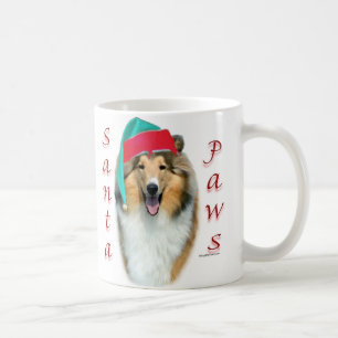 Collie (rau) Santa Paws Kaffeetasse
