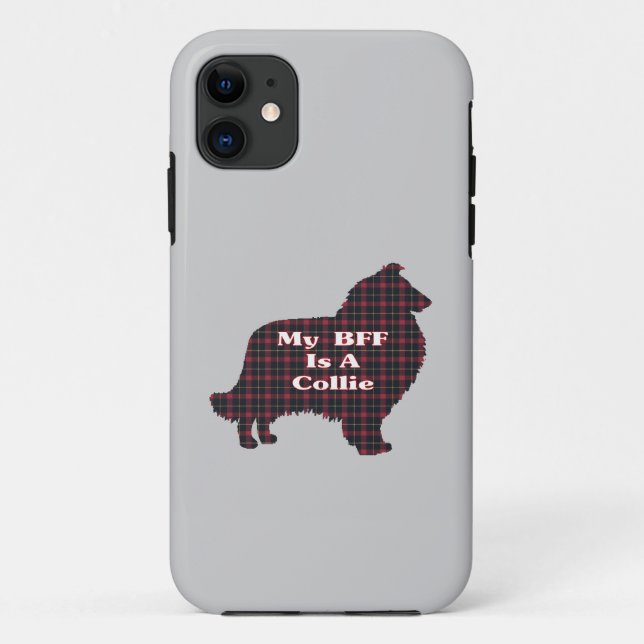 COLLIE ROUGH BESTE FREUNDIN Case-Mate iPhone HÜLLE (Rückseite)