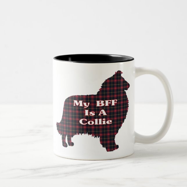Collie Rough BESTE FREUNDIN Tasse (Rechts)