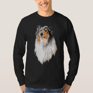 Collie Rough Collie Niedlich Dog Long Hair T-Shirt