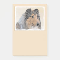 Collie (Rough) Malerei - Niedliche Original Hunde 