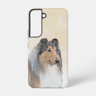 Collie (Rough) Malerei - Niedliche Original Hunde  Samsung Galaxy Hülle