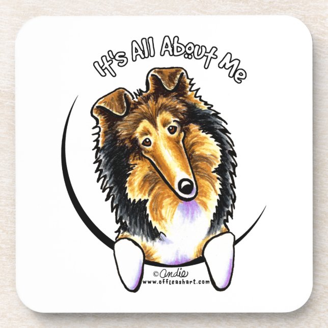 Collie Sheltie IAAM Untersetzer (Vorderseite)