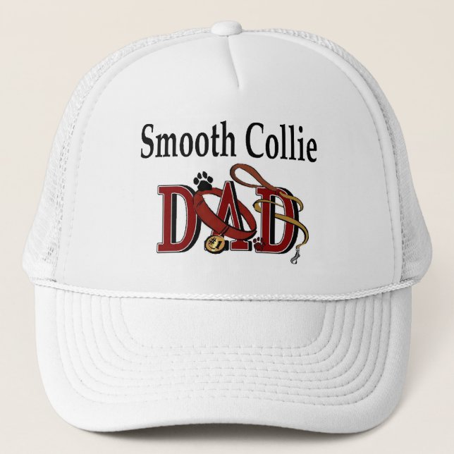 Collie Smooth Dad Hat Truckerkappe (Vorderseite)