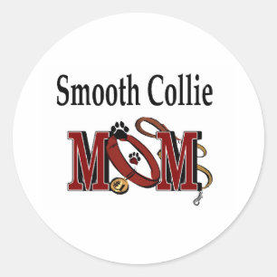 Collie Smooth Mom Sticker