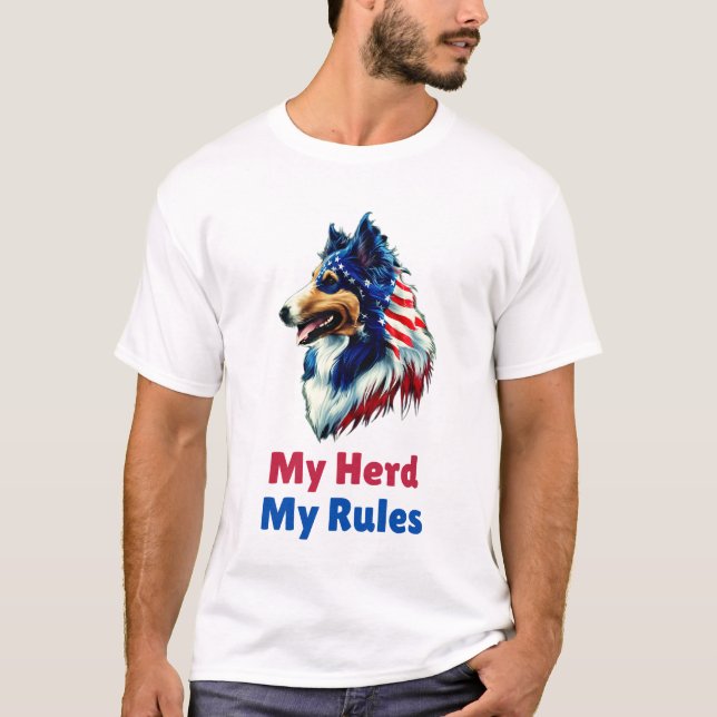Collie T-Shirt (Vorderseite)