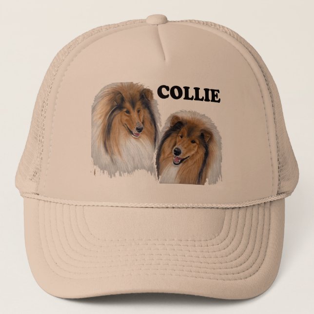 Collie Truckerkappe (Vorderseite)