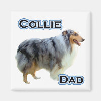 Collie Vater 4 - Magnet