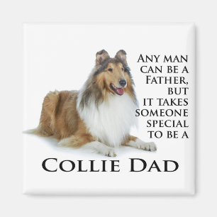 Collie Vater Magnet