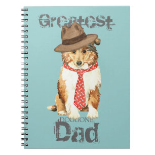 Collie Vater Notizblock