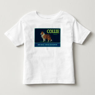 Collie-Zitrone LabelSan Dimas, CA Kleinkind T-shirt
