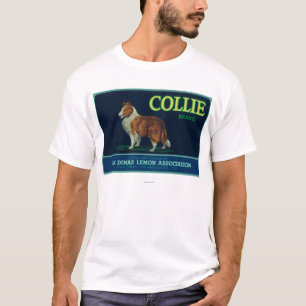 Collie-Zitrone LabelSan Dimas, CA T-Shirt