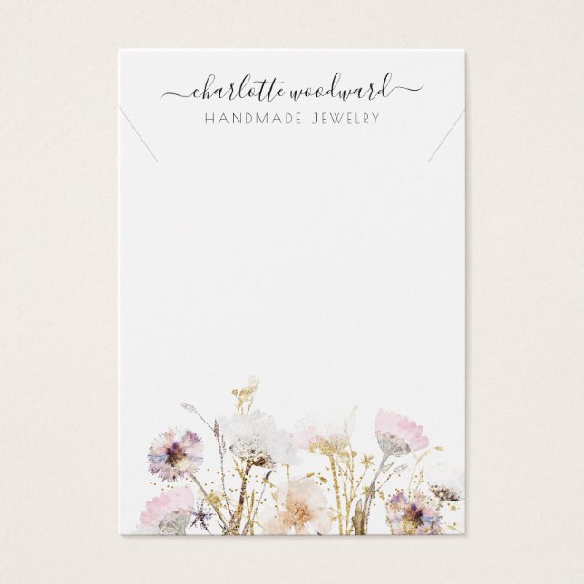 Collier Bijoux Parties scintillant or rose Fleurs  (Devant)