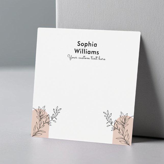 Collier Boho Pastel moderne & Carte d'affichage (Créateur téléchargé)