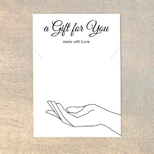 Collier Bracelet Cadeau Carte Porte-Cadeau