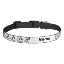 collier chat animal nom personnalisé noir