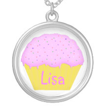 Collier Cupcake Rose