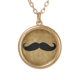 Collier de Pendentif Mustache Mustache vintage