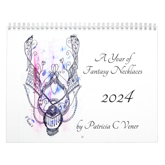 Collier Imaginaire 12 mois Calendrier 2025 (Protection)