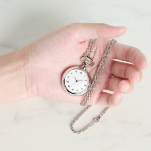 Collier Matellic Argent Montre pour les cadeaux de