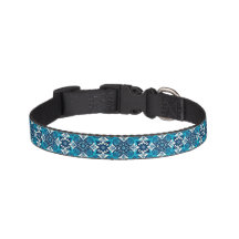 Collier pour chien à motif floral géométrique déco