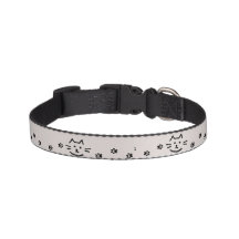 Collier pour petit animal Silver & Black
