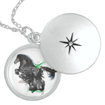 Collier rond Argent Sterling "Soyez en sécurité"