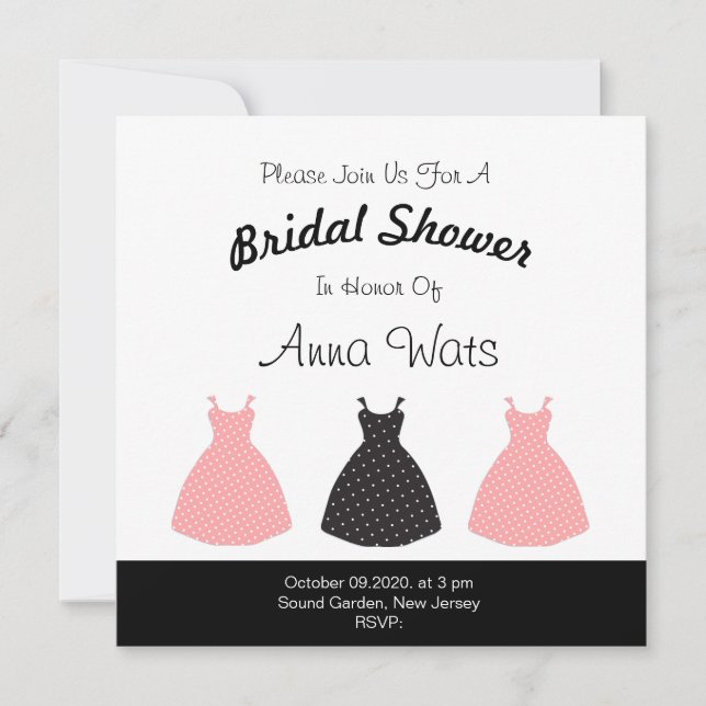 Colliers de modèle de robe rose et noir (Devant)