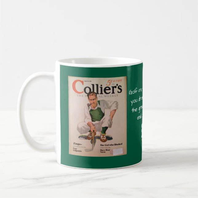 "Colliers Golf Pro" Kaffeetasse (Links)
