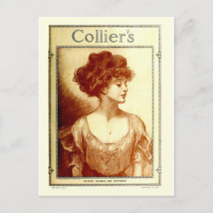 Collier's Magazin 1909, Gibson Girl Postkarte