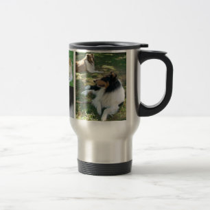 Collies-Reise-Tasse w/pics x5 der Liebe I Reisebecher