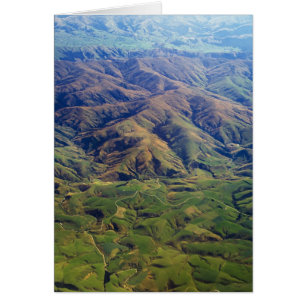 Collines à rouleaux dans la région de Southland en