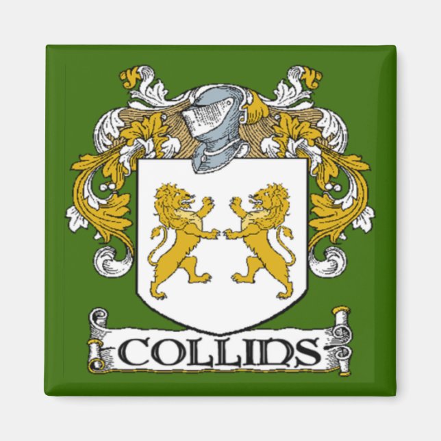 Collins Coat of Arms Magnet (Vorne)