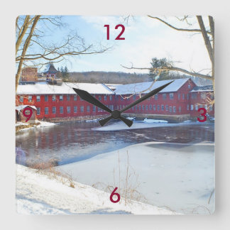 Collins Company Wall Clock Quadratische Wanduhr