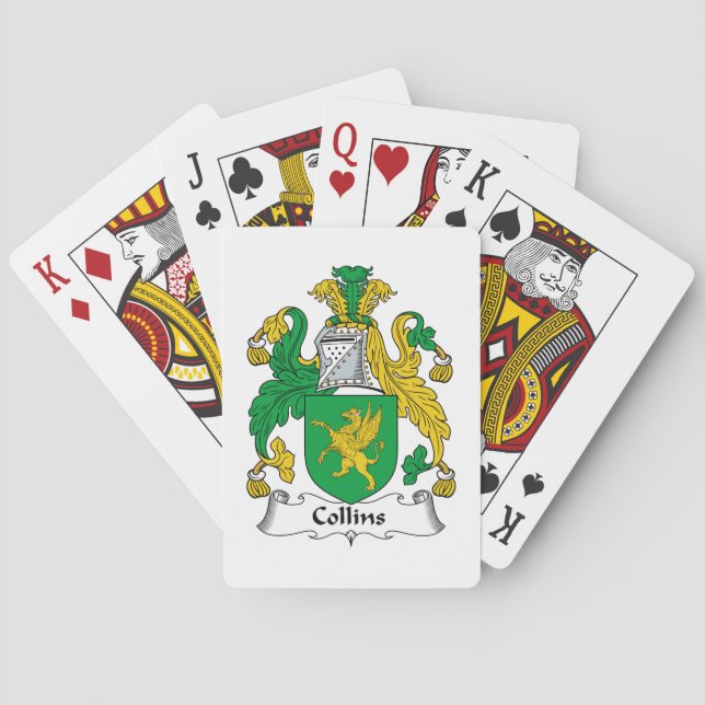 Collins Familienwappen Spielkarten (Rückseite)