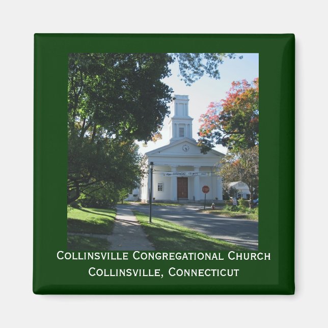 Collinsville Congregational Church Magnet (Vorne)