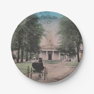 Collinsville Congregational Church Paper Plate Pappteller