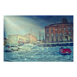 Collinsville Snowszene Foto Erweiterung