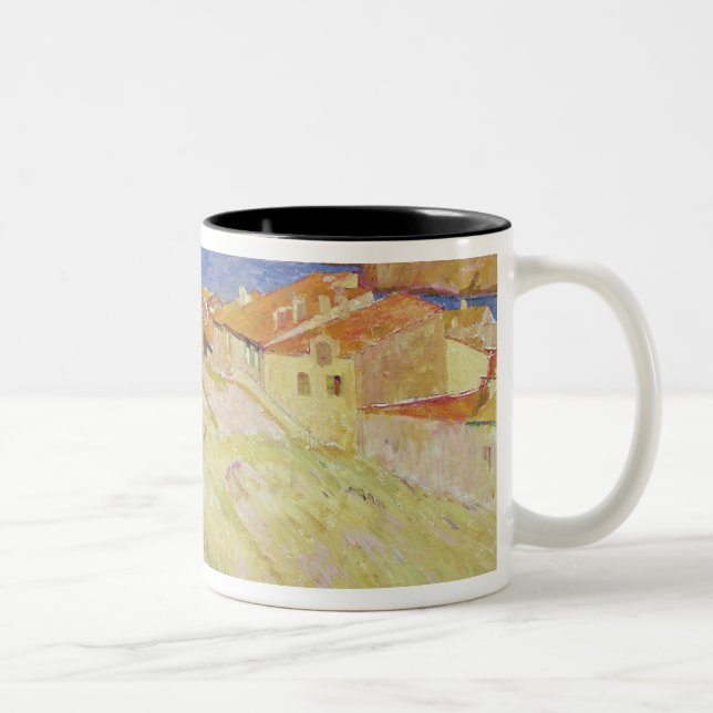 Collioure Landschaft Zweifarbige Tasse (Rechts)