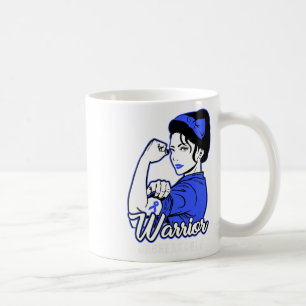 Collon Cancer Warrior Shirt Colorectal Cancer Awar Kaffeetasse