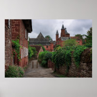 Collonges-la-Rouge, das rote Dorfposter